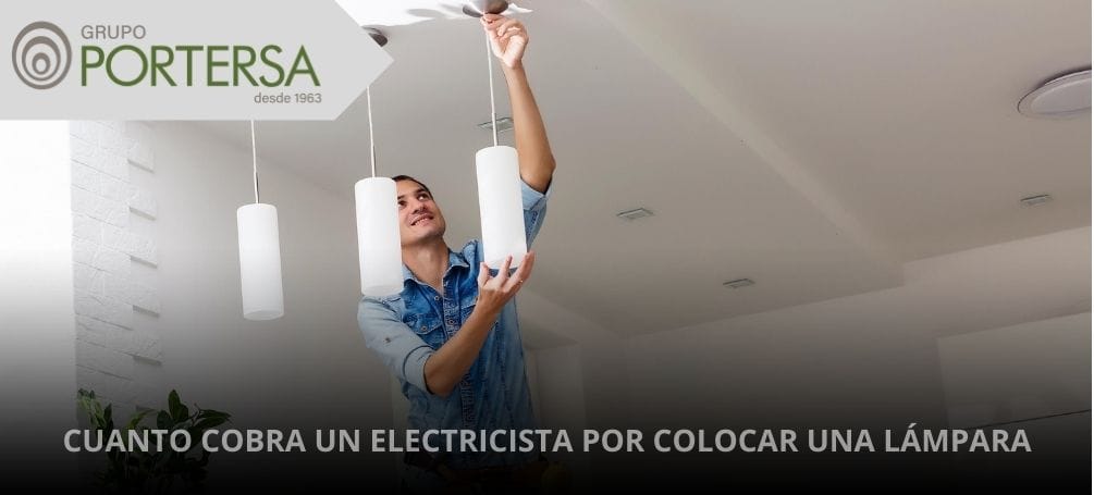Cuanto cobra un electricista por cambiar una lámpara
