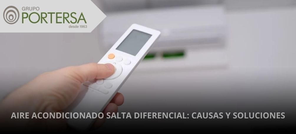 Aire acondicionado salta diferencial