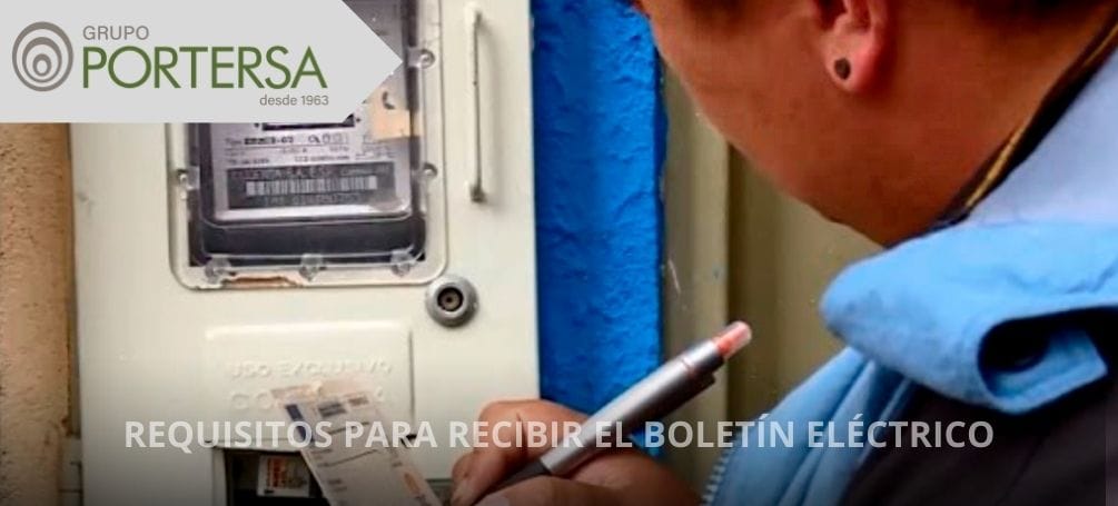 Requisitos boletín eléctrico