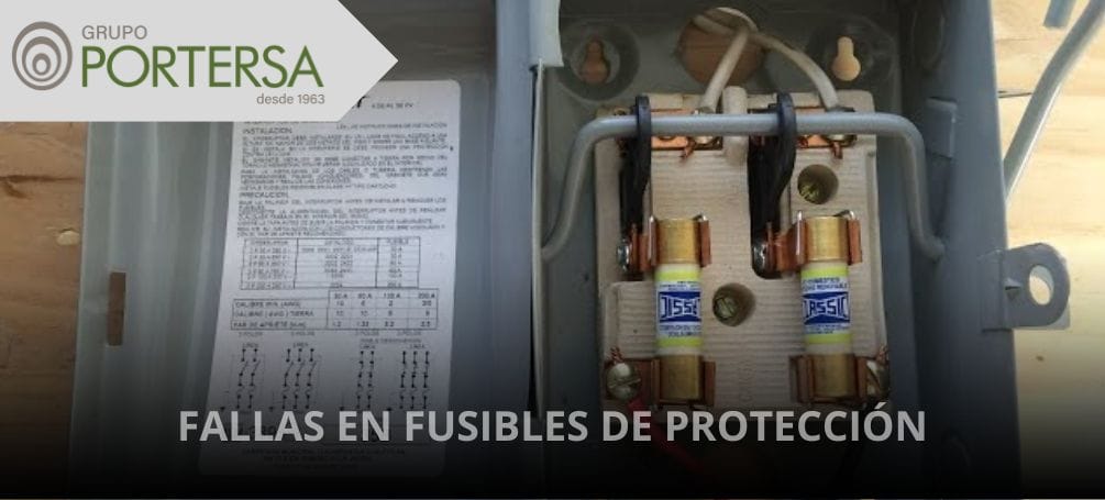 fallas en fusibles de protección