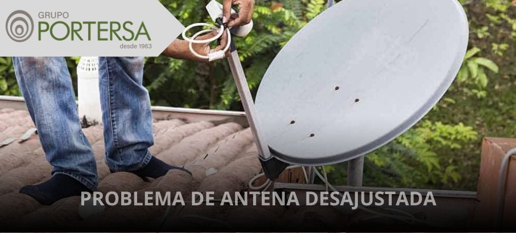 antena desajustada